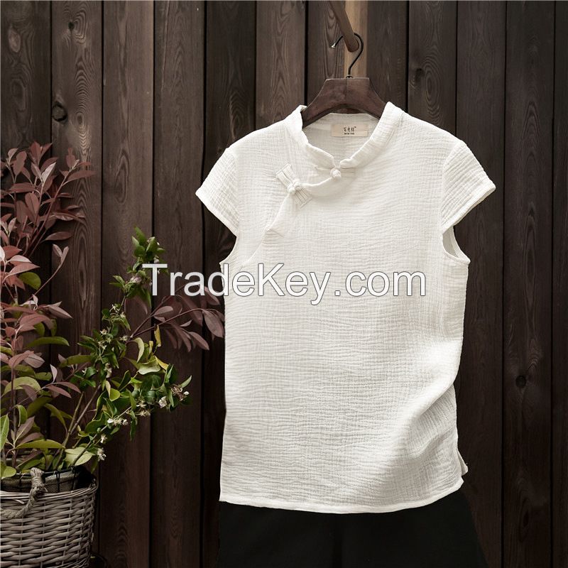 Nice design Cotton linen T-Shirt