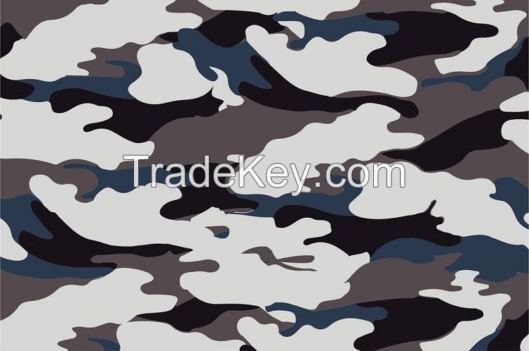 T/C 65/35 % Camouflage fabric 20sx16s 120x60 57/8" 3/1