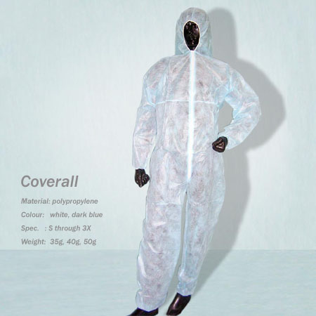 Polypropylene Coverall, SBPP Coverall, Non Woven Coverall