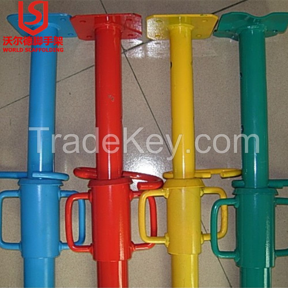 Scaffolding pipe support system steel telescopic shoring construction props