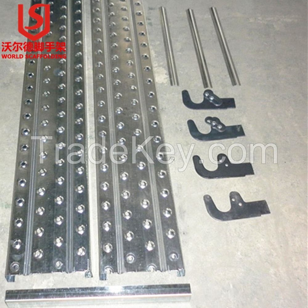 Q235& Q345 420*2400*1.2mm Metal Deck Used in the Scaffolding System