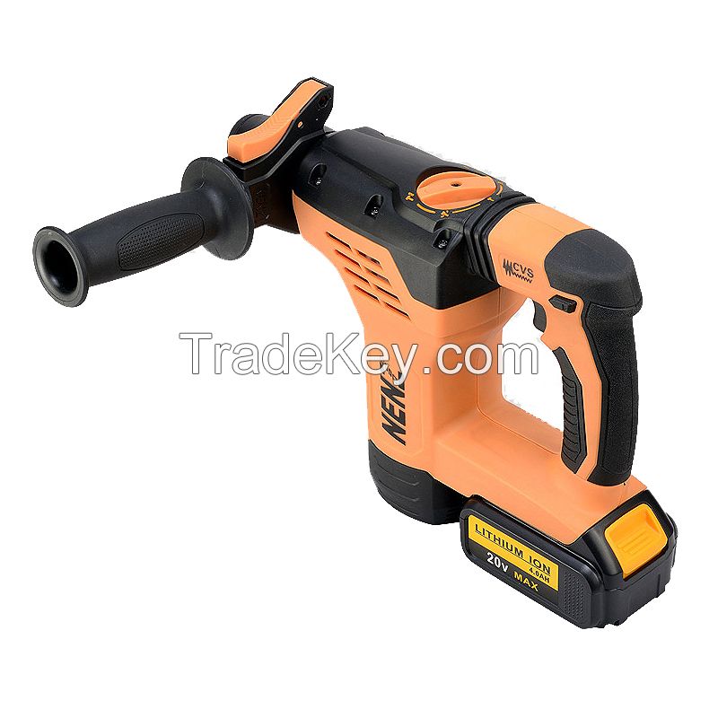 NENZ NZ-80A 600W rotary hammer 1-3/16" orange and black compact design SDS plus cordless power tool