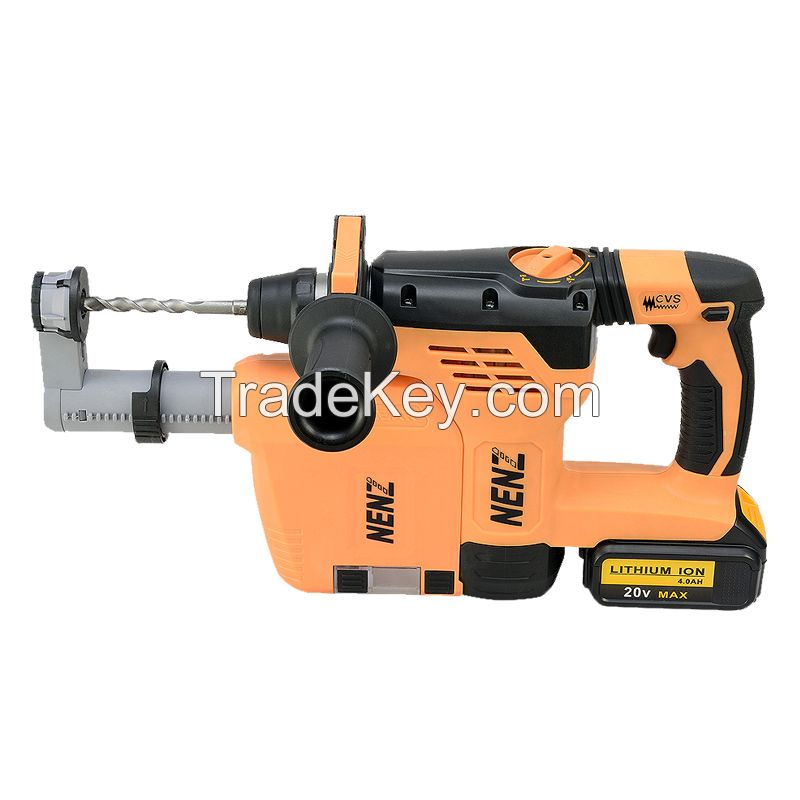 NENZ NZ80-01 600W power tool SDS Plus 20V samsung battery orange and black with innovate dust collection