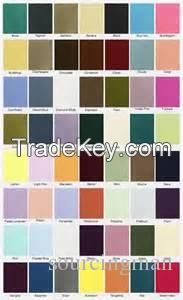 Colour Swatch Satin Finished Ribbon Color Analysis Card For Wedding Dress Fabric Selection