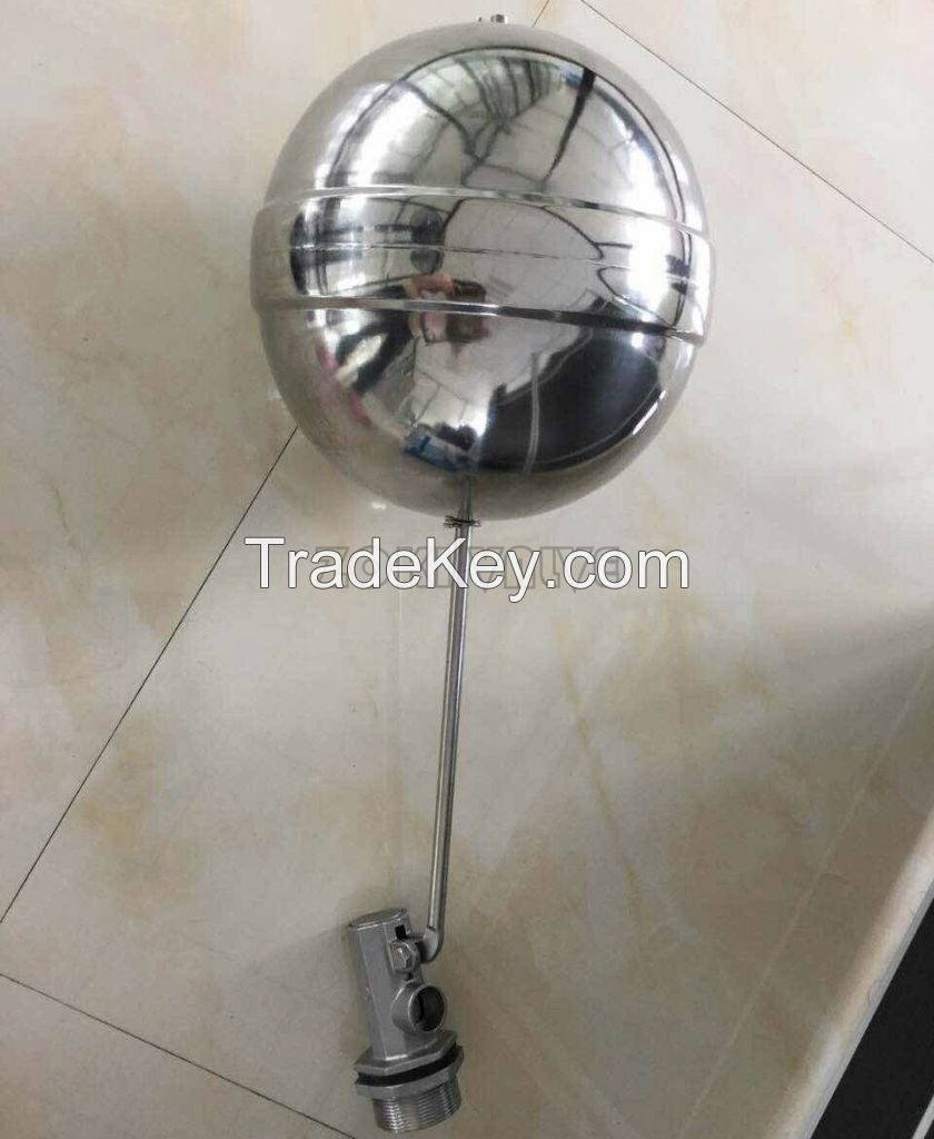 Stainless Steel Float Valve in Water Tank application