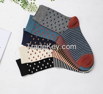 MKMJ Men Sports Socks Cotton Socks free size Mix 5 colors/box 