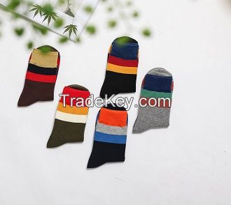 MKMJ Men Sports Socks Cotton Socks free size Mix 5colors/box