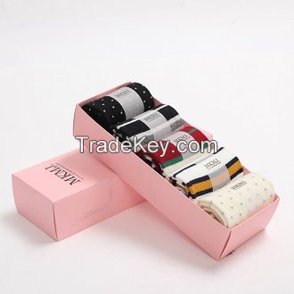MKMJ Women Socks Cotton Socks free size Mix 5 colors/box