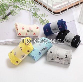 MKMJ Women Socks Cotton Socks free size Mix 5 colors/box 