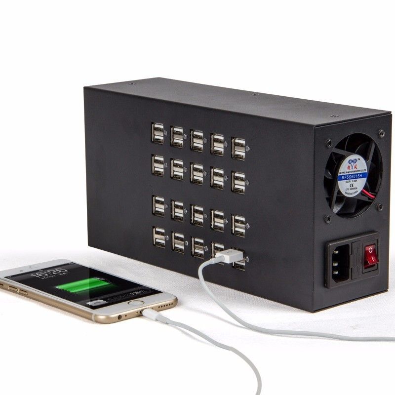 40 Ports Wall Home USB Charger Adaptor 200W 300W USB Power Socket Station for Mobile Phone Tablet