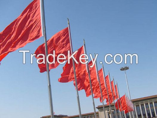 stainless steel high quality flagpole for hotel