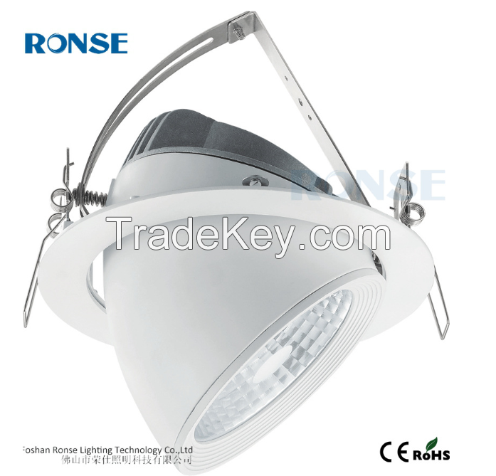 Ronse 6" gimbal modules 40W adjustable led gimbal Downlight RS-F601C