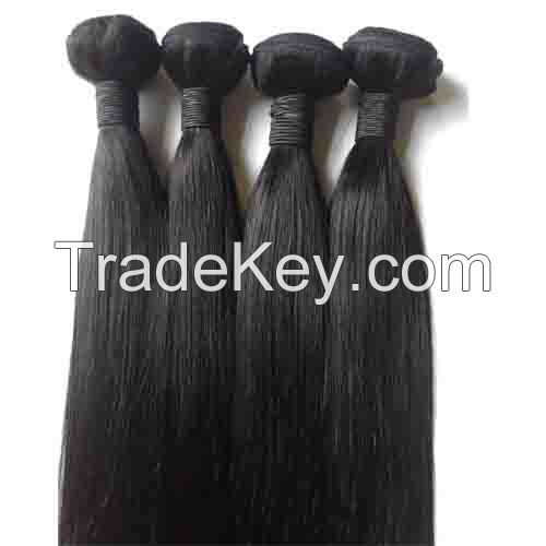 Brazilian Human hair Remy hair weft Natural color 100g Double weft