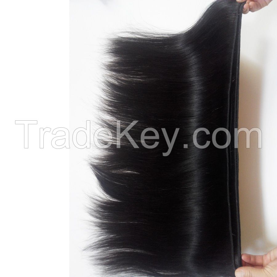 5A Virgin human hair  Malaysian remy hair weft Fashion hair extensin