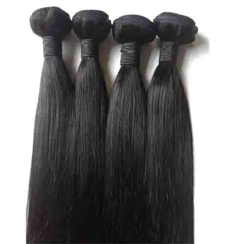 Brazilian hair weaving 100%human hair extensions Natural black unprocessed 100g