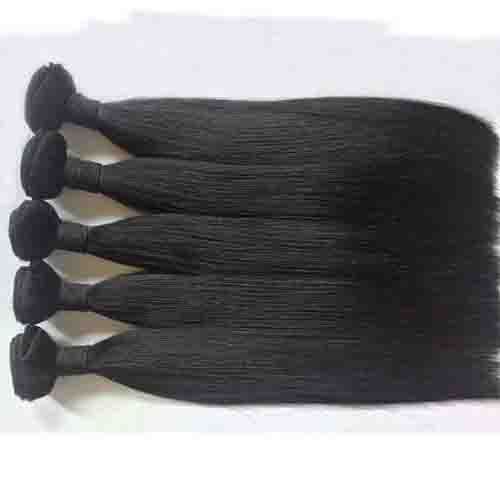  Brazilian hair weaving 100%human hair extensions Natural black unprocessed 100g 