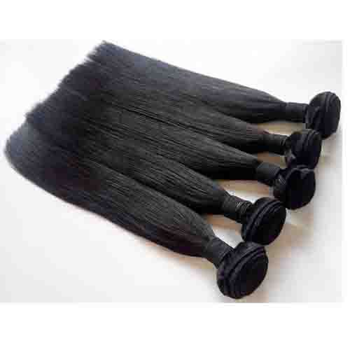 Brazilian hair weaving 100%human hair extensions Natural black unprocessed 100g