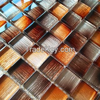 glass mosaic tile rainbow