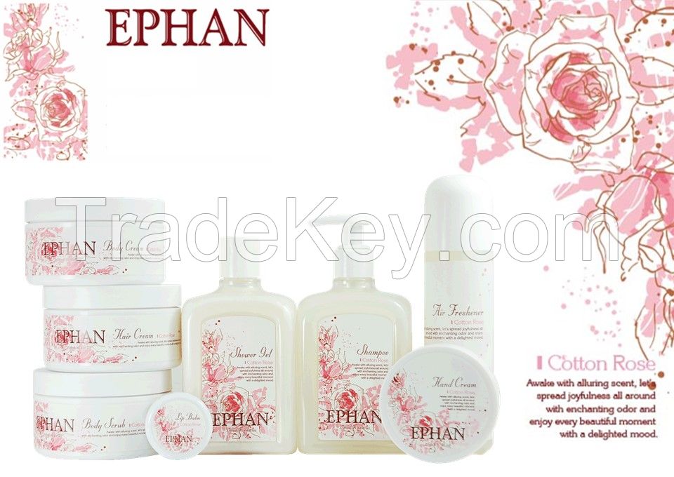 Aroma body lotion, Fragrance body cream, moisturize, nourish and soften skin with cotton rose blossom aroma.