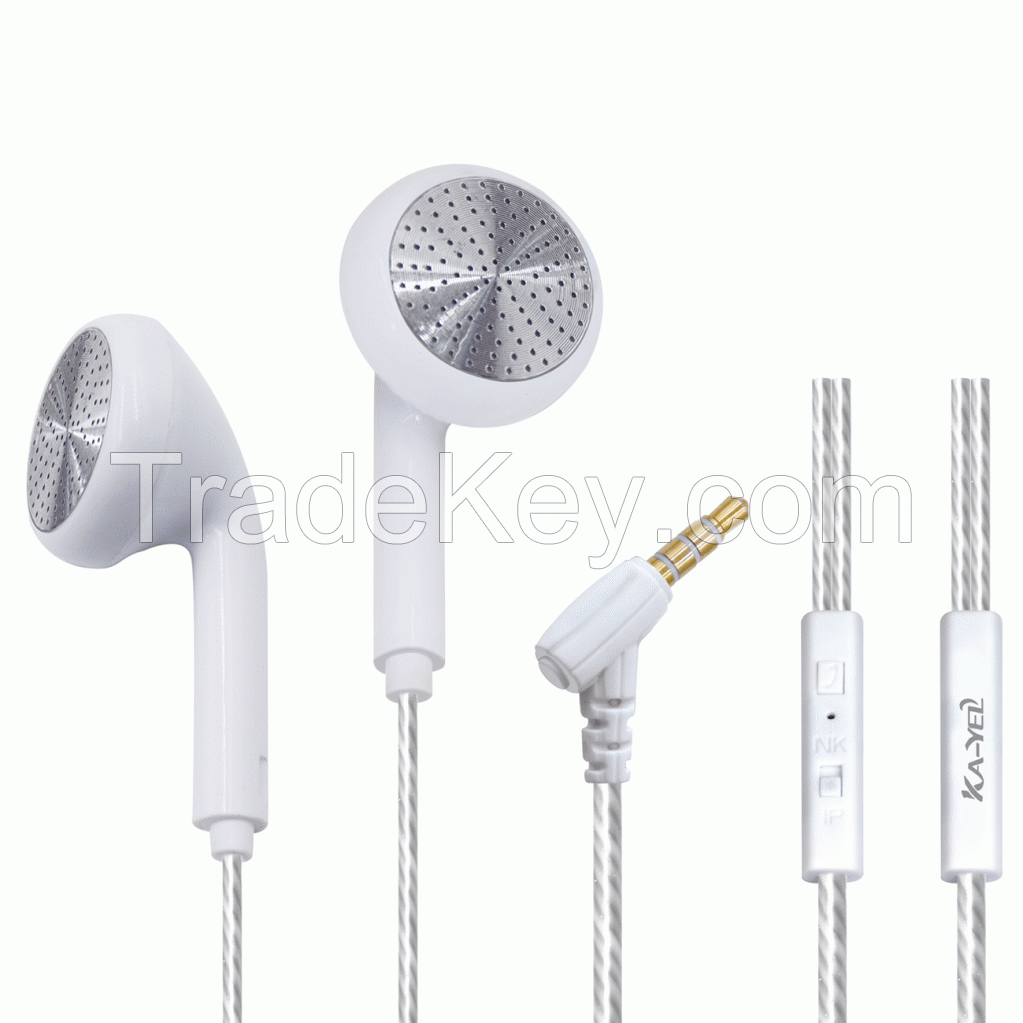 Universal 3.5mm Metal Perfume Earphone With Mic (k01)