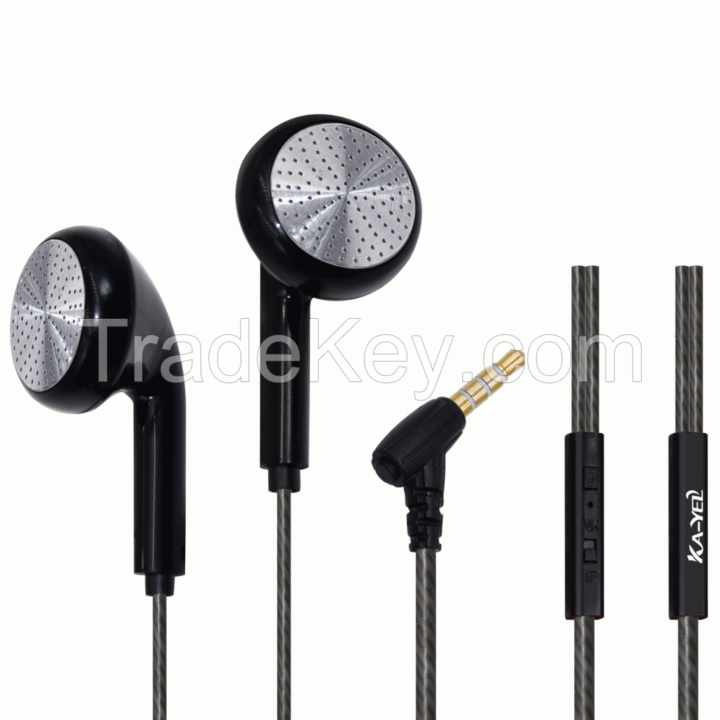 Universal 3.5mm Metal Perfume Earphone With Mic (k01)