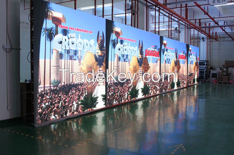 Indoor P3/P4/P5/P6 500*500 Panel Aluminum Die-casting High Definition LED Screens for Rental Usage