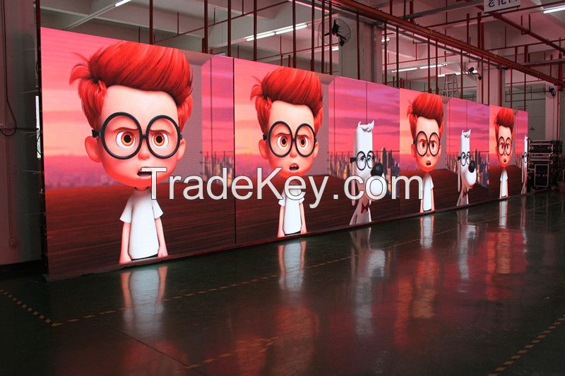 Indoor P3/P4/P5/P6 500*500 Panel Aluminum Die-casting High Definition LED Screens for Rental Usage