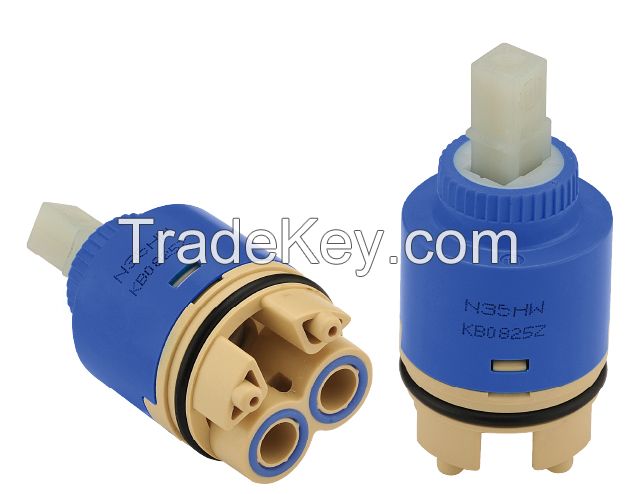 Sanitary ware parts 35mm Faucet Ceramic Cartridge with Distributor
