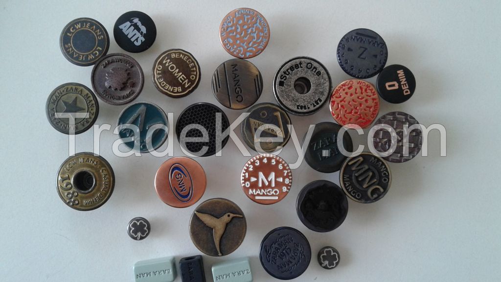 Apparel & Fashion Metallic Button