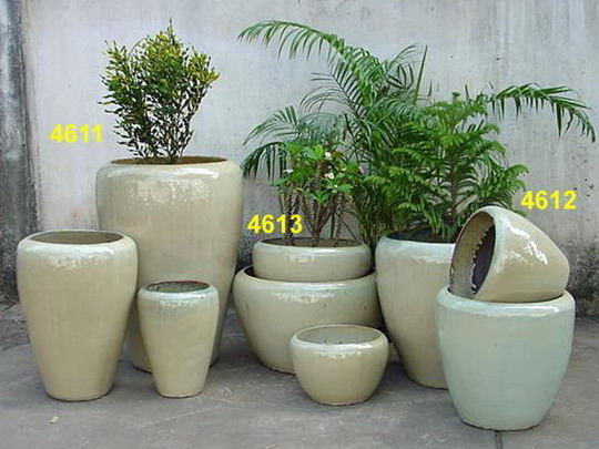 Glazed Planters