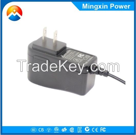 12 V 1 a DC Adapter for North American Application 1.5 M Long Output w