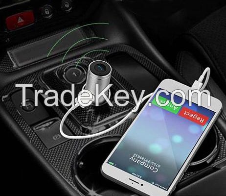 Newest released metal car charger with wireless headset