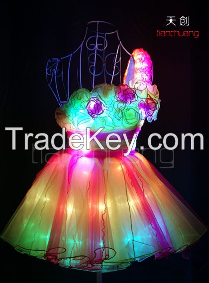 Led Dance Dress Costume
