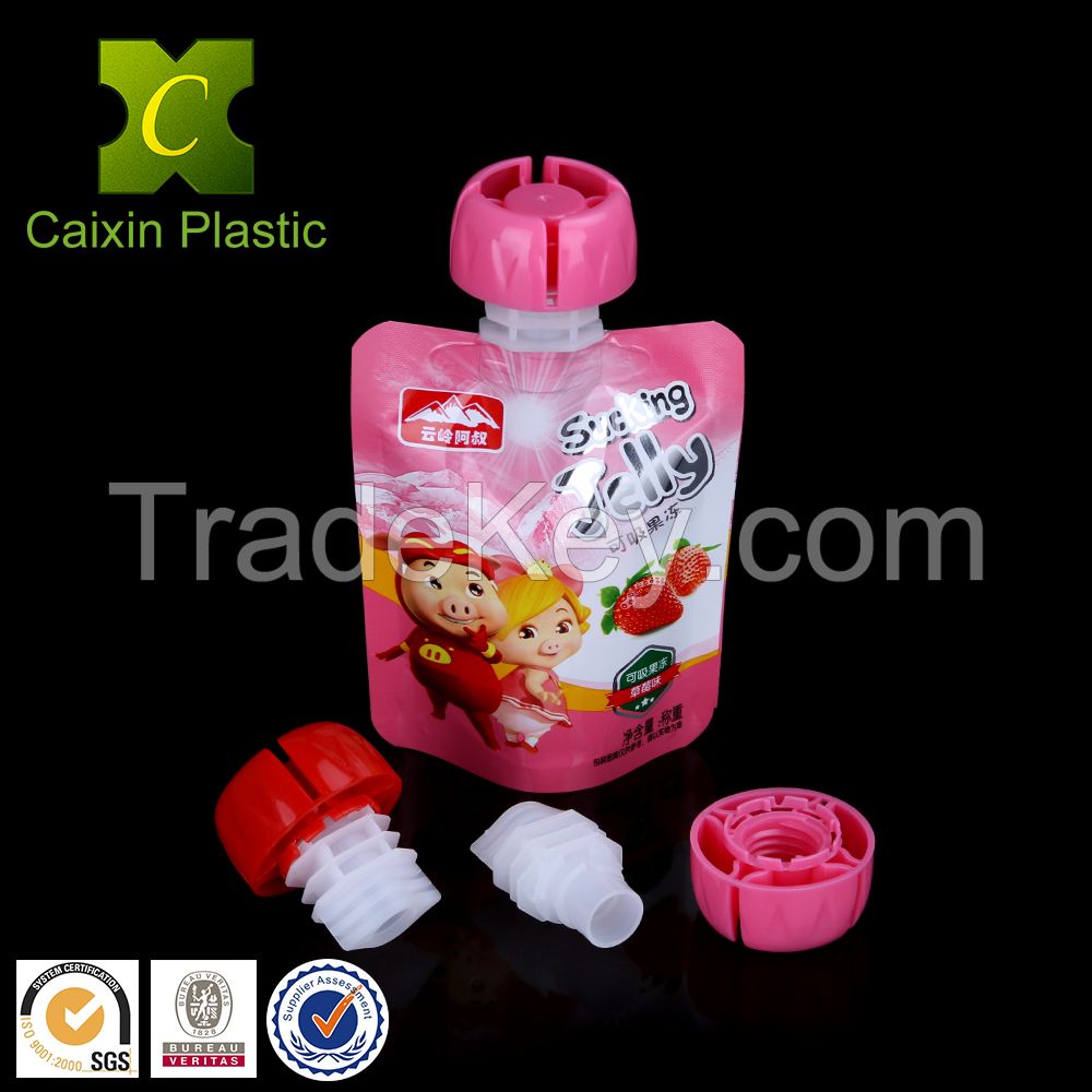 plastic spouts manufacturer, child proof liquid pouch spout