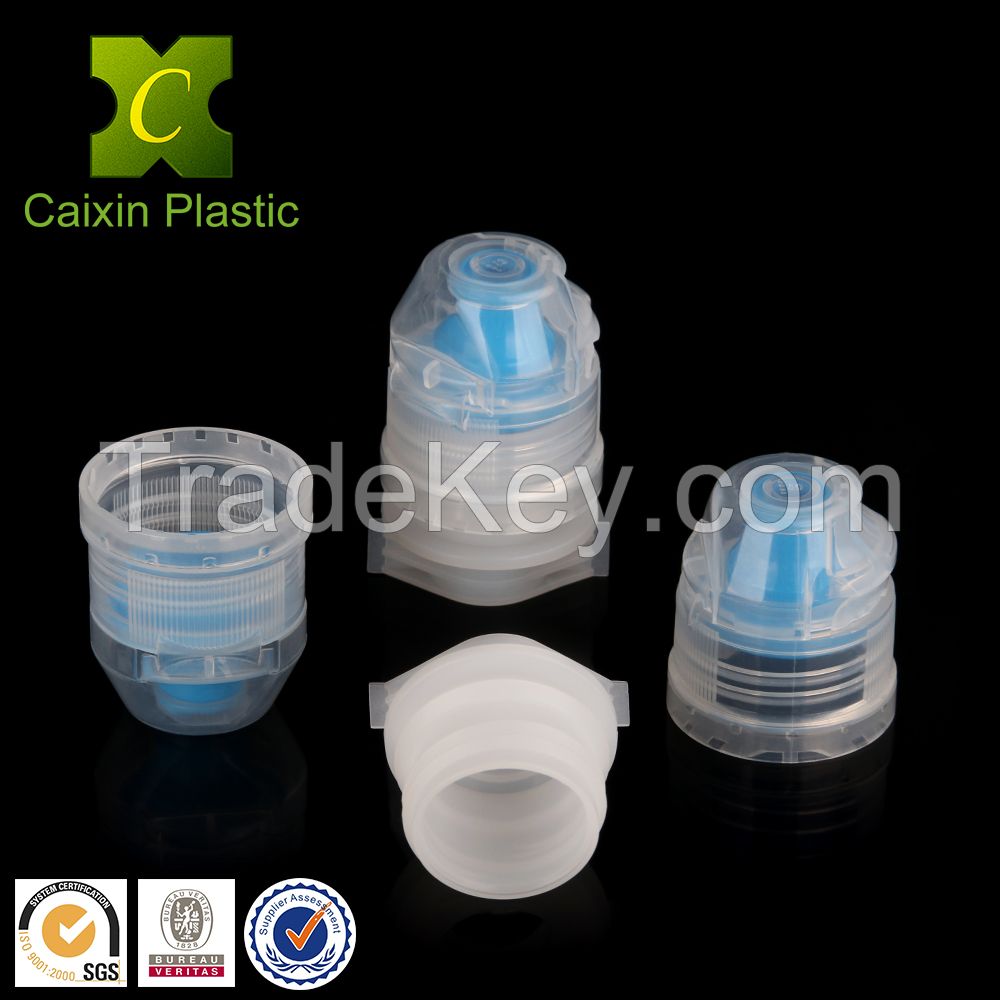 Silicone plastic bottle flip top cap