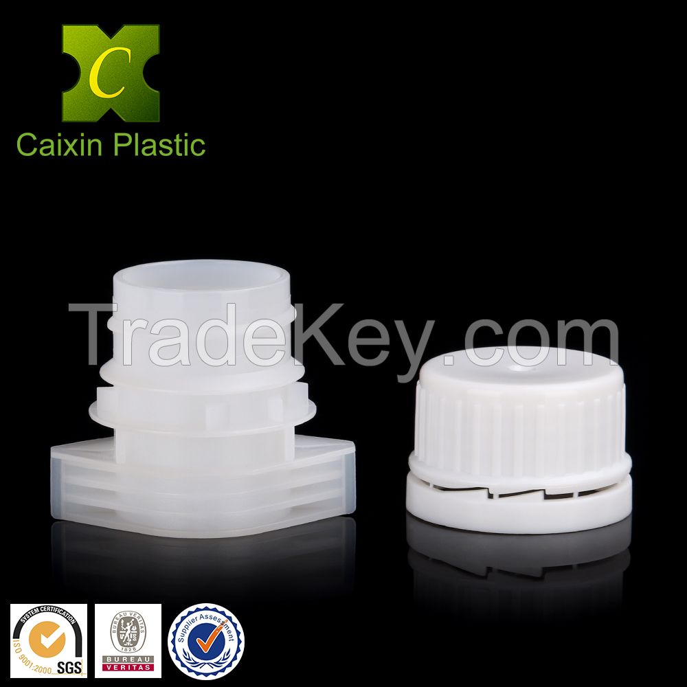 23mm plastic screw cap fitment for laundry detergent pouch