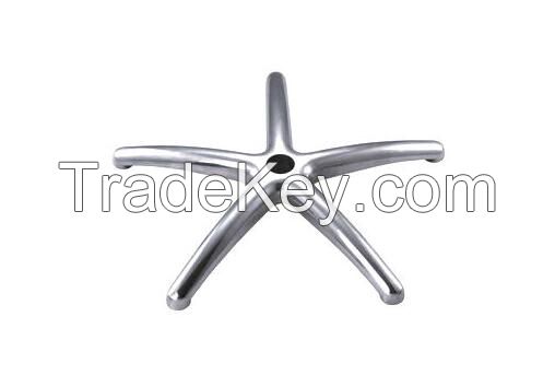 Chair Parts Aluminum Die Casting Plating Surface with 5 Feet