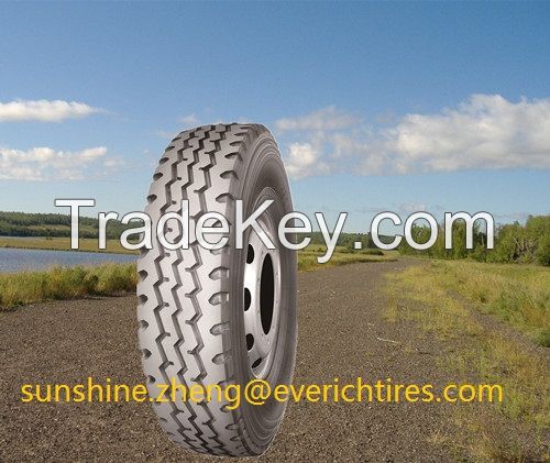 truck tyre, car tires, trailer tyres, 12R22.5, 315/80R22.5, Chinese top brand tyre, everich tire, good quality tire