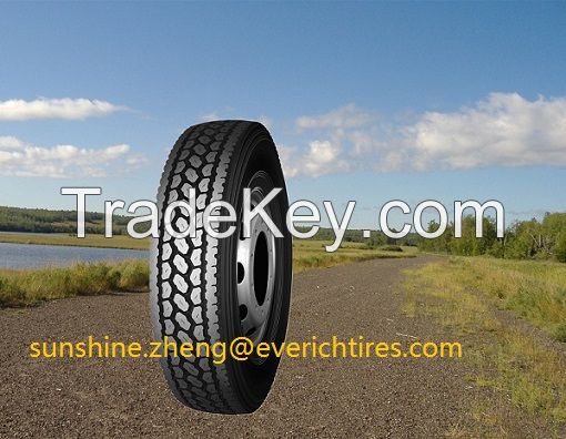 Everich Tire, Truck and Bus Tyres, Truck Tyre, Chinese Tires, Tubeless Tyre, Distributor, 11r22.5,