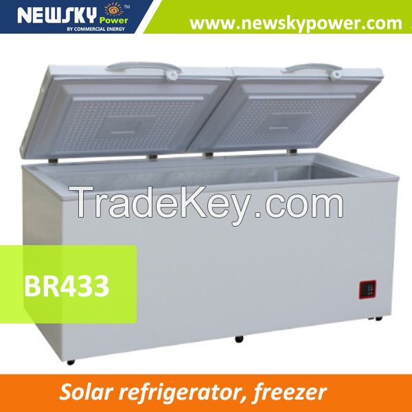 50% energy saving 12v dc solar deep freezer