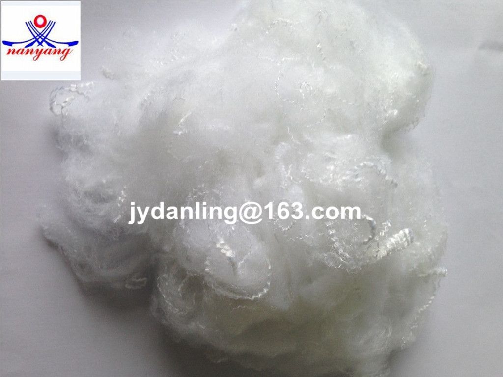 1.5D optical white recycled polyester staple fiber