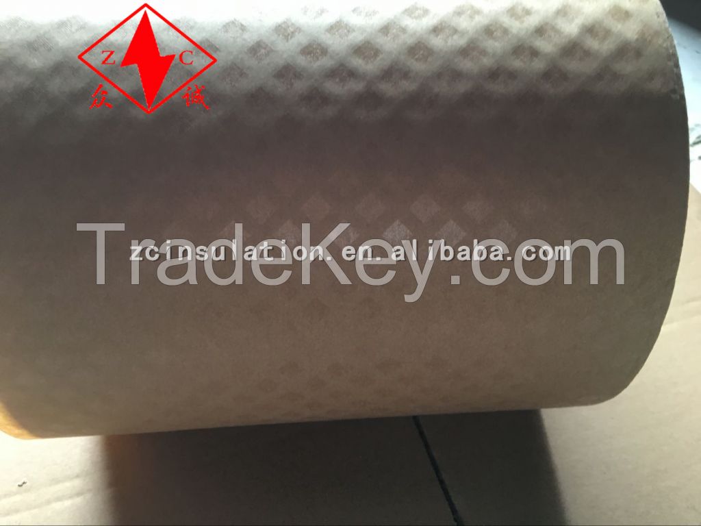 Diamond dotted DDP electrical insulating paper