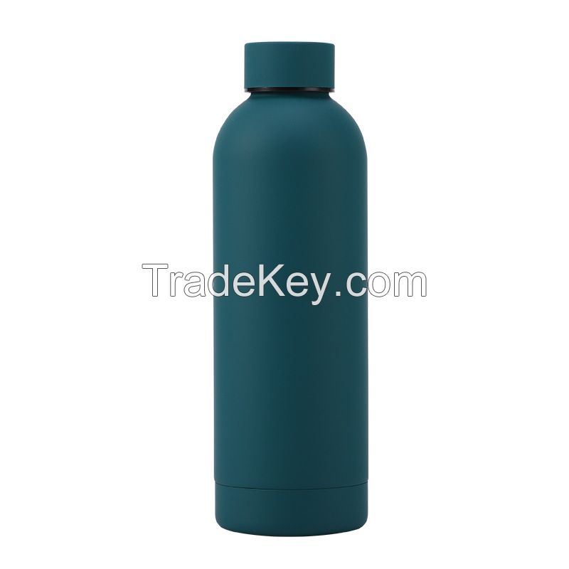 Customized logo 11/16/24/32oz gym sport metal bottles sublimation stainless steel vacuum flasks thermos drinking water bottle