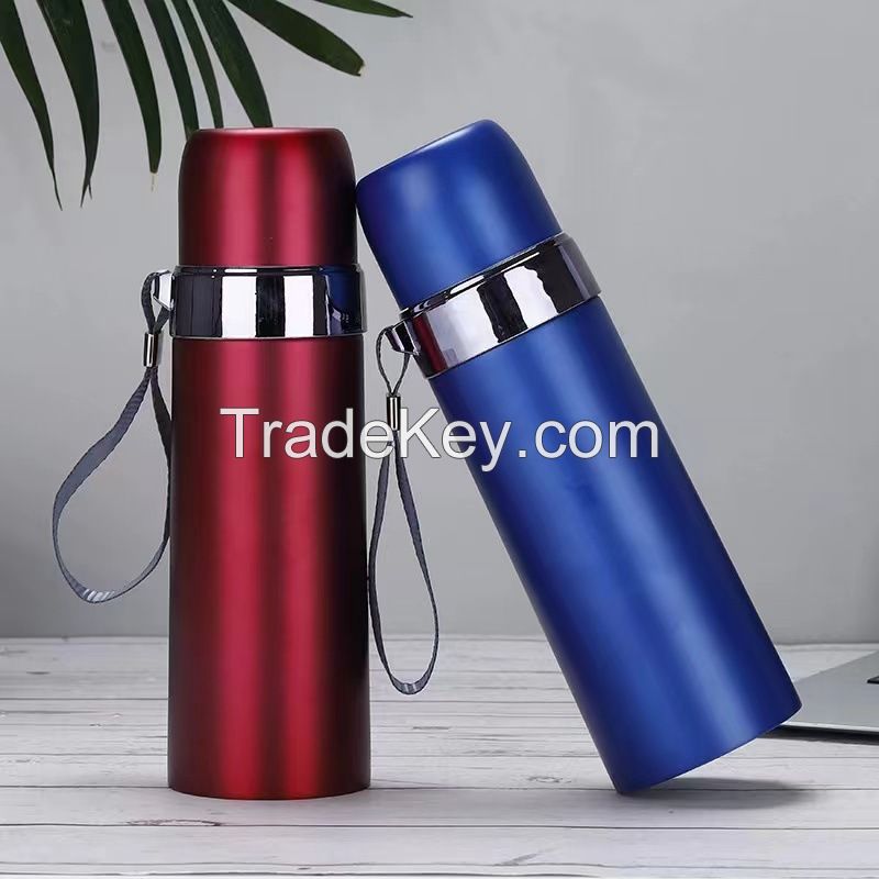Bullet Thermos 18oz Custom Logo Double Wall Stainless Steel Thermos Flask