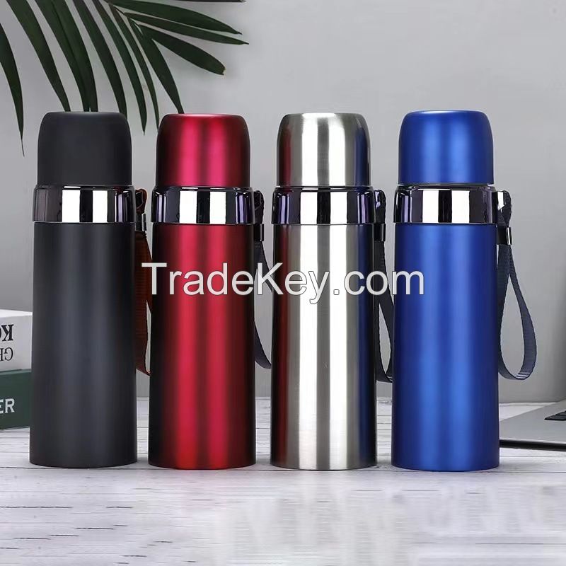 Bullet Thermos 18oz Custom Logo Double Wall Stainless Steel Thermos Flask