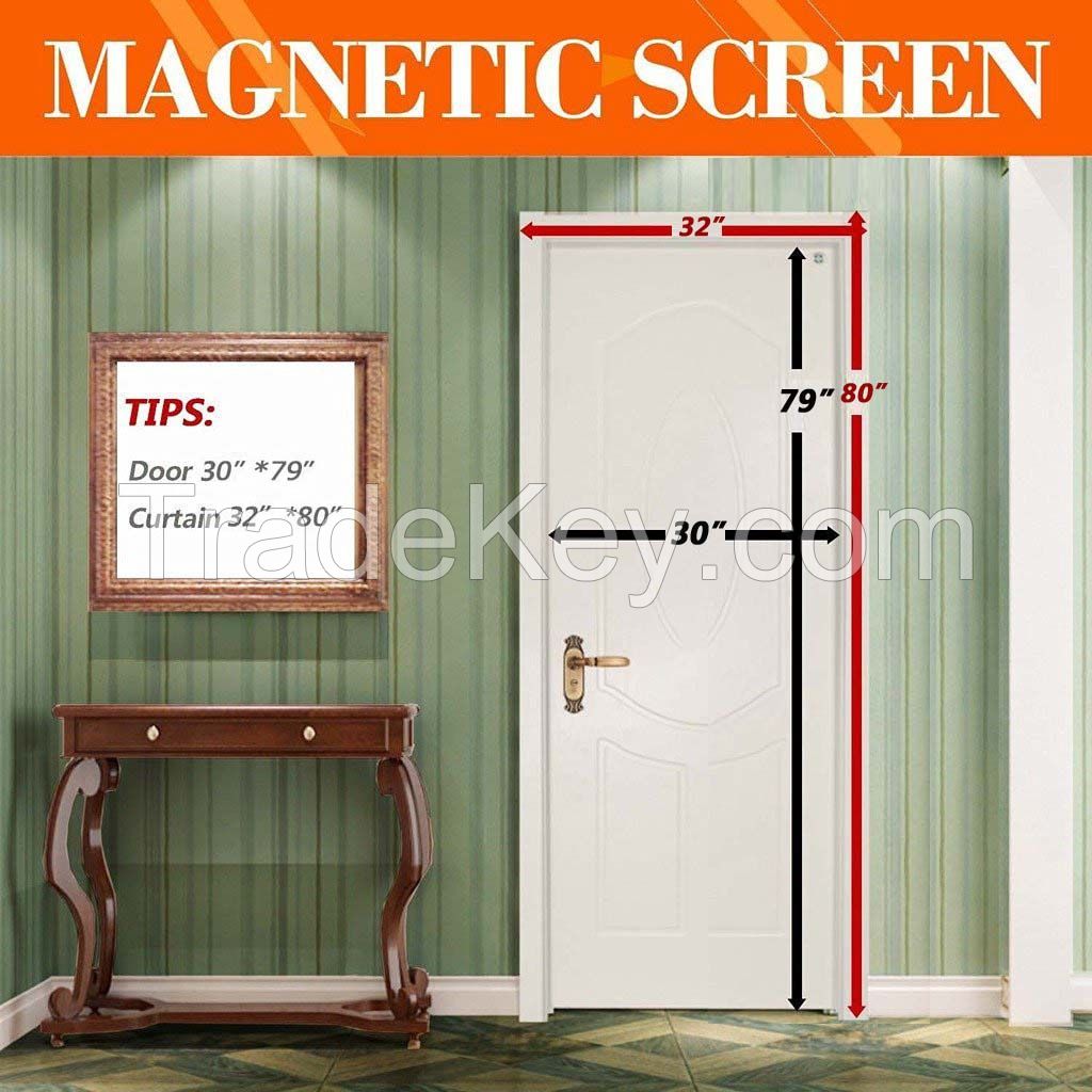 Screen Door--Fit Doors Up To MAX 30 x 79 Inch(Fly Mesh Screen 32 x 80