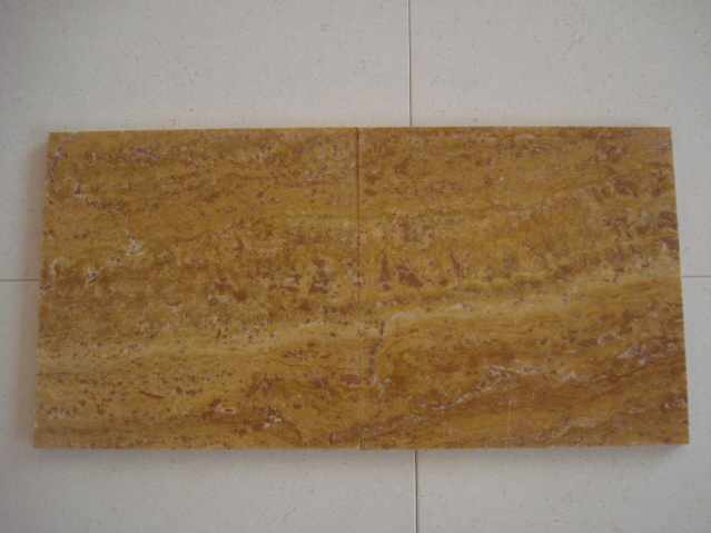 Vein Cut Yellow Travertine