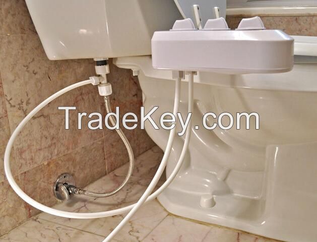 cold and hot water non-electricity ABS Bidet,Wash ass flusher,Toilet Seat cover bidet