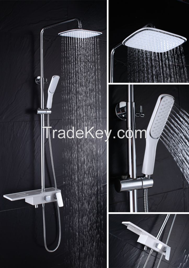 High quality polished chromed hand shower set