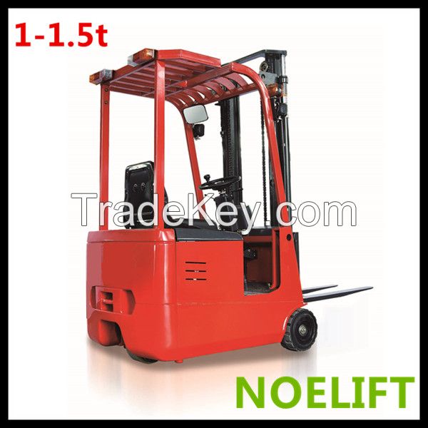 3 wheel electric battery  forklift 